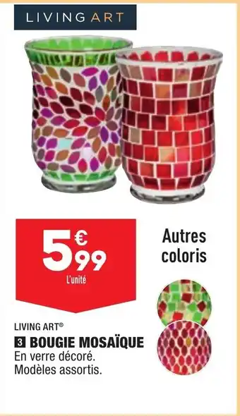 ALDI Bougie Mosaïque offre