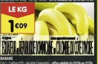 Leader Price Banane offre
