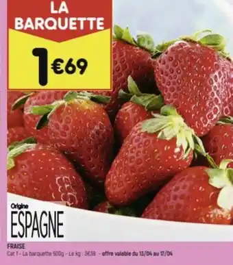 Leader Price Fraise offre