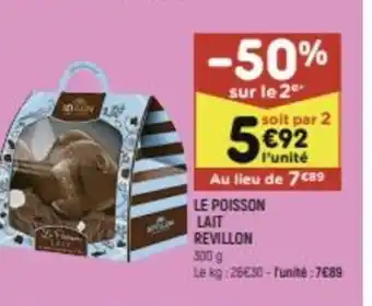 Leader Price Le Poisson Lait offre