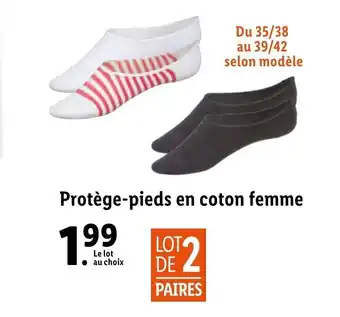 Protège-Pieds En Coton Femme