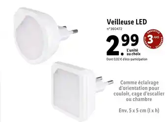 Lidl Veilleuse LED offre