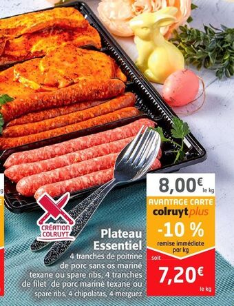 Colruyt Plateau essentiel offre