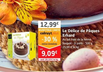 Colruyt Le délice de pâques erhard offre