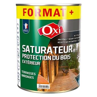 Décor Discount Peinture oxi saturateur bois teck ou naturel 6l offre