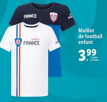 Lidl Maillot de football enfant offre