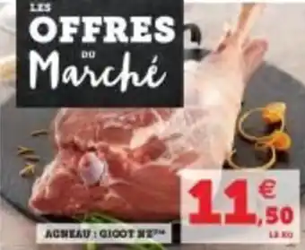 Super U Agneau : gigot N2 offre