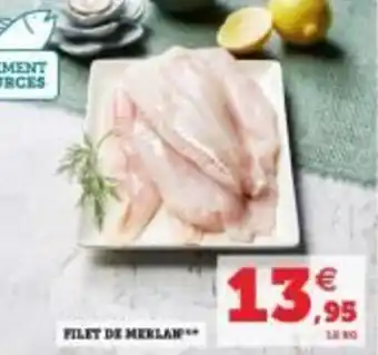 Super U Filet de merlan offre