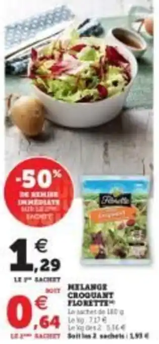 U Express Milange croquant florette offre