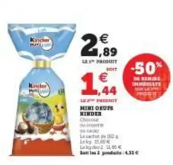 Mini oeufs Kinder