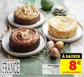 U Express Nids de Pâques 6 parts offre