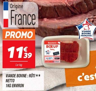 Netto Viande bovine : Rôti netto offre