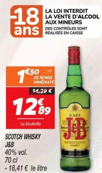 Netto Scotch whisky J&B offre