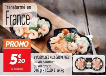 Netto 2 Coquilles aux crevettes offre