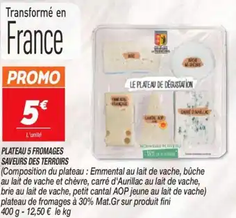 Netto Plateau 5 fromages saveurs des terroirs offre