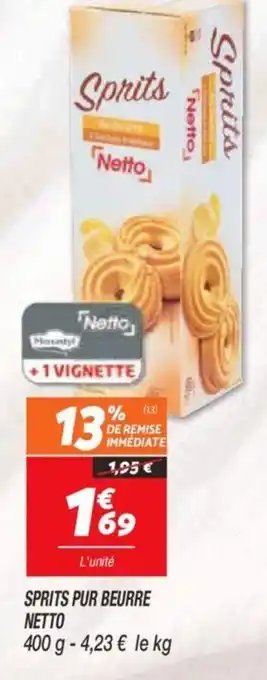 Netto Sprits pur beurre offre