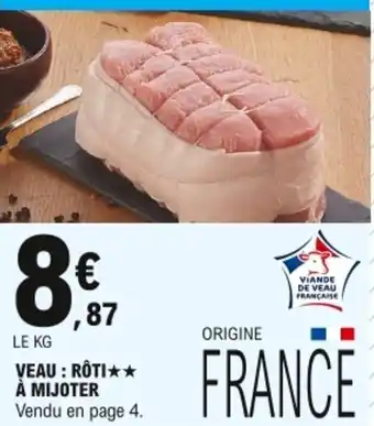 E.Leclerc Veau Rôti à mijoter offre