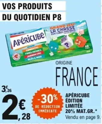 E.Leclerc Apéricube édition limitée 20% mat.gr offre
