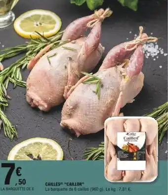 E.Leclerc Cailles Caillor offre