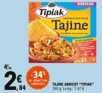E.Leclerc Tajine abricot Tipiak offre