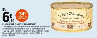 E.Leclerc Plat cuisiné La belle chaurienne offre