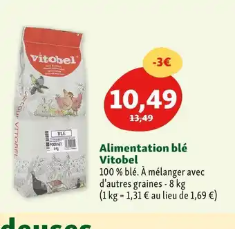 Maxi Zoo Vitobel alimentation blé offre