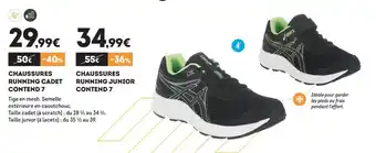 Sport 2000 Chaussures running cadet contend 7 offre