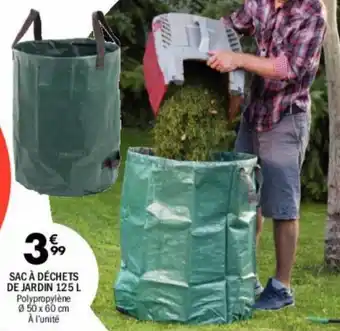 La Foir'Fouille Sac à déchets de jardin 125 L offre