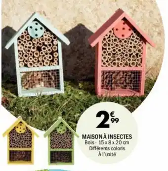 La Foir'Fouille Maison à insectes offre