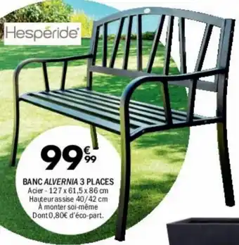 La Foir'Fouille Banc alvernia 3 places offre