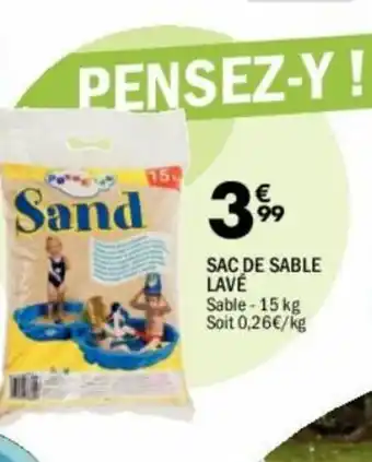 La Foir'Fouille Sac de sable lavé offre