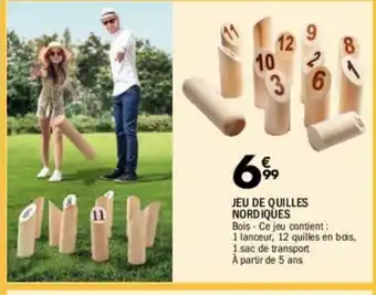 La Foir'Fouille Jeu de quilles nordiques offre