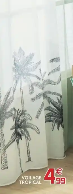 Voilage tropical