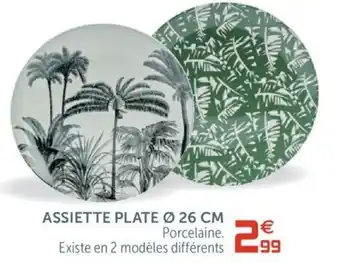 Gifi Assiette plate Ø 26 cm offre