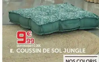 Gifi Coussin de sol jungle offre
