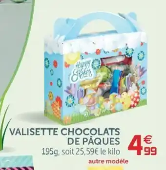 Gifi Valisette chocolats de Pâques offre