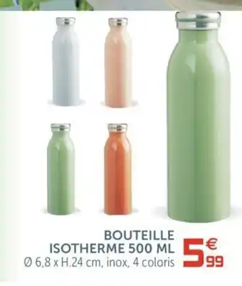 Gifi Bouteille Isotherme 500ml offre
