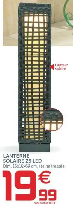 Gifi Lanterne Solaire 25led offre