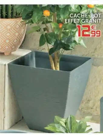 Gifi Cache-Pot Effet Granit offre