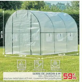 Gifi Serre de Jardin 6m offre