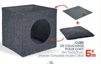 Gifi Cubé de Couchage Pour Chat offre