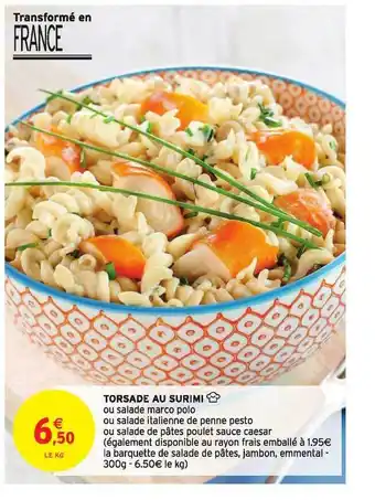Intermarché Hyper Torsade Au Surimi offre