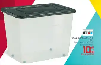 Gifi Box Rangement 80L offre