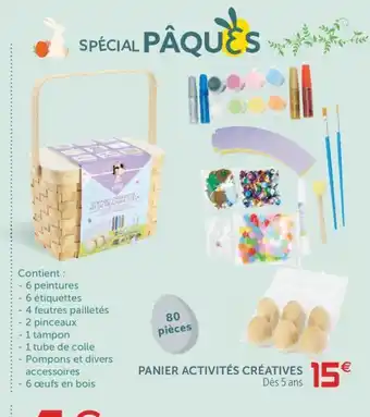 Gifi Panier Activités Créatives offre