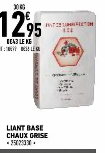 Brico Cash Liant Base Chaux Grise offre