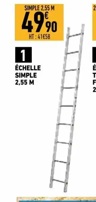 Brico Cash Échelle Simple offre