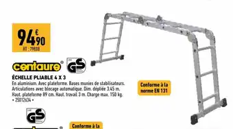 Brico Cash Échelle Pliable 4x3 offre
