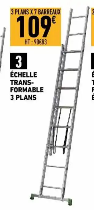 Brico Cash Échelle Trans-Formable 3 Plans offre