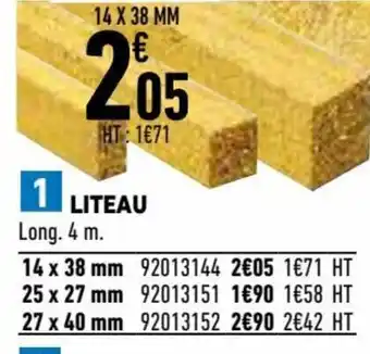 Brico Cash Liteau offre