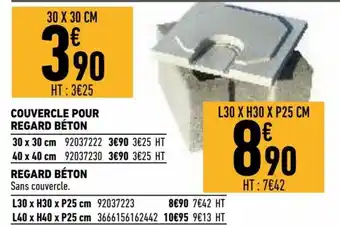 Brico Cash Couvercle Pour Regard Béton offre